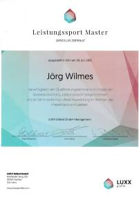 Spezialauswertung Leistungssport Master JW